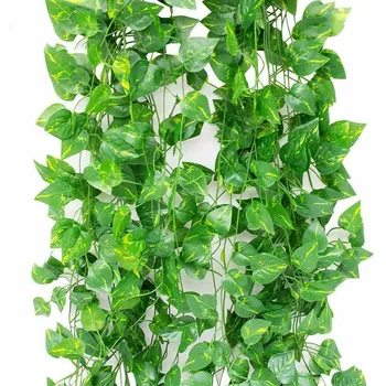 

Artificial Ivy Leaf Garland Plants Vine Hanging Wedding Garland Ivy Home Kitchen Garden Office Wedding Wall Decor