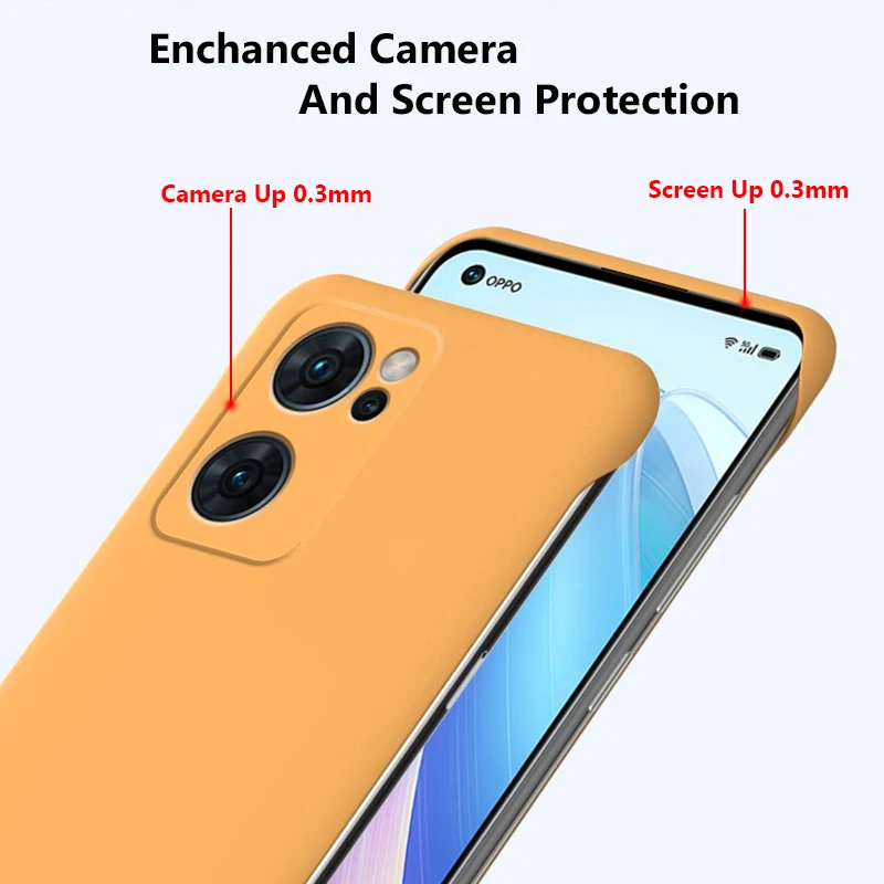 Bonbonfarbene, rahmenlose, matte Hülle für Oppo Find X5 FindX5 X3 X2 Pro 5G, schlanke, harte PC-stoßfeste Stoßstangenabdeckung_voghion.com