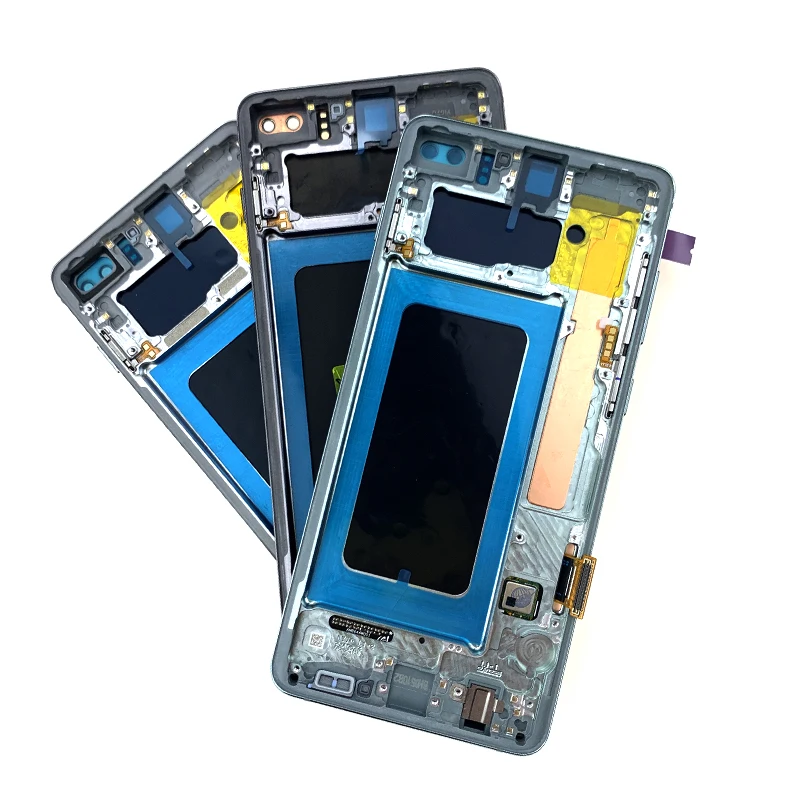 Новинка, активно-матричные осид, S10 ЖК-дисплей для SAMSUNG Galaxy S10 G973F G973 S10 плюс G975 G975F кодирующий преобразователь сенсорного экрана в сборе 1 шт