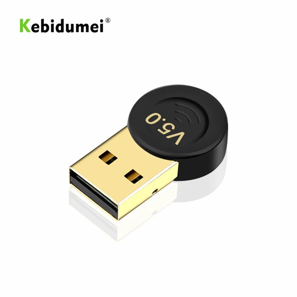 

KEBIDU USB Bluetooth Dongle Adapter for Computer PC Wireless USB Bluetooth Transmitter 5.0 Music Receiver Bluetooth Adapter