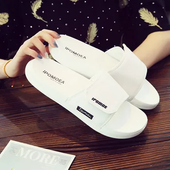

mens slippers male summer slippers flat heels platform beach letter outdoor Non-slip casual man shoes y24