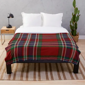 

Printed Throw Blanket Sherpa Fleece Soft Blanket Flannel Rug Home Decoration For Bed Drop Shipping Macfarlane Red