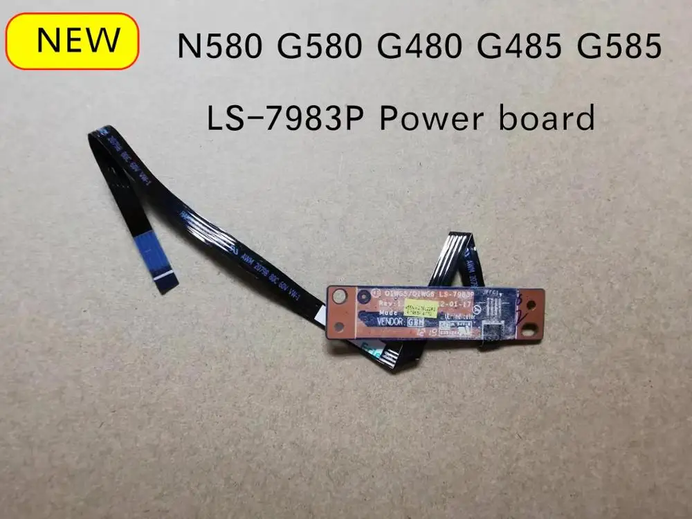 Оригинальный оригинальный кнопочный блок питания для ноутбука Lenovo N580 G580 G480 G485 G585