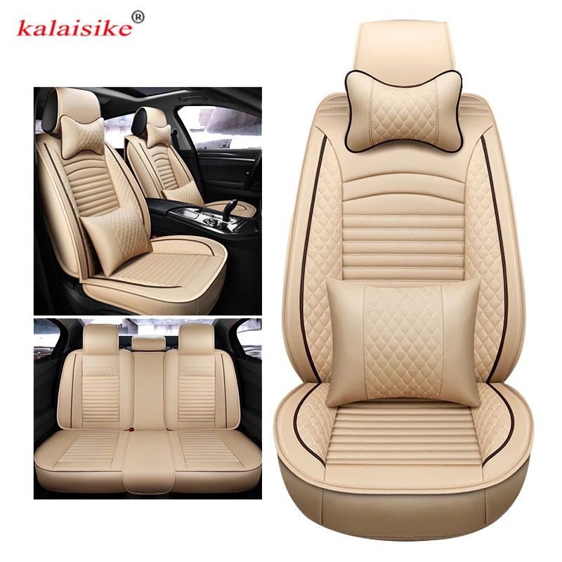 Kalaisike Leather Universal Auto Seat Covers For Renault All Model