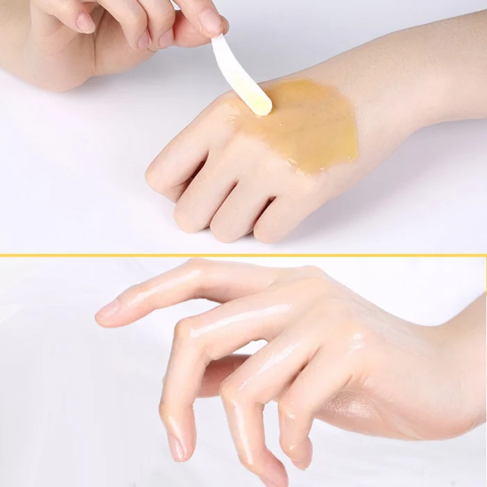 Milk Honey Wax Hand Mask Exfoliating Calluses Moisturizing Anti-aging Whitening 150g LDO99
