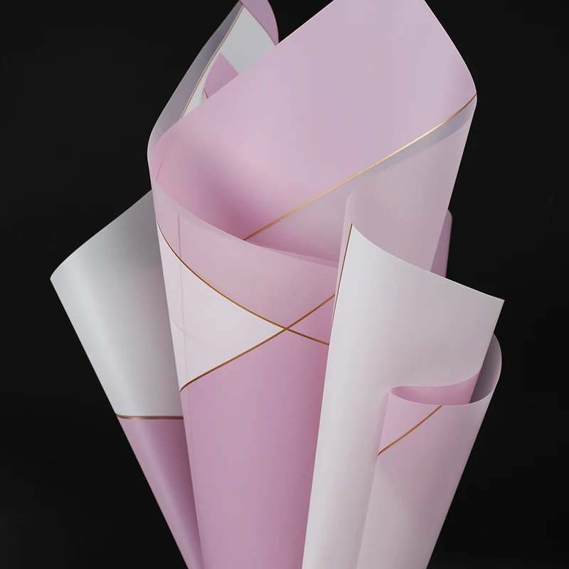 20 шт креативный букет оберточная бумага водонепроницаемый цветы оберточная бумага подарок флорист Рождественская упаковка - Цвет: G