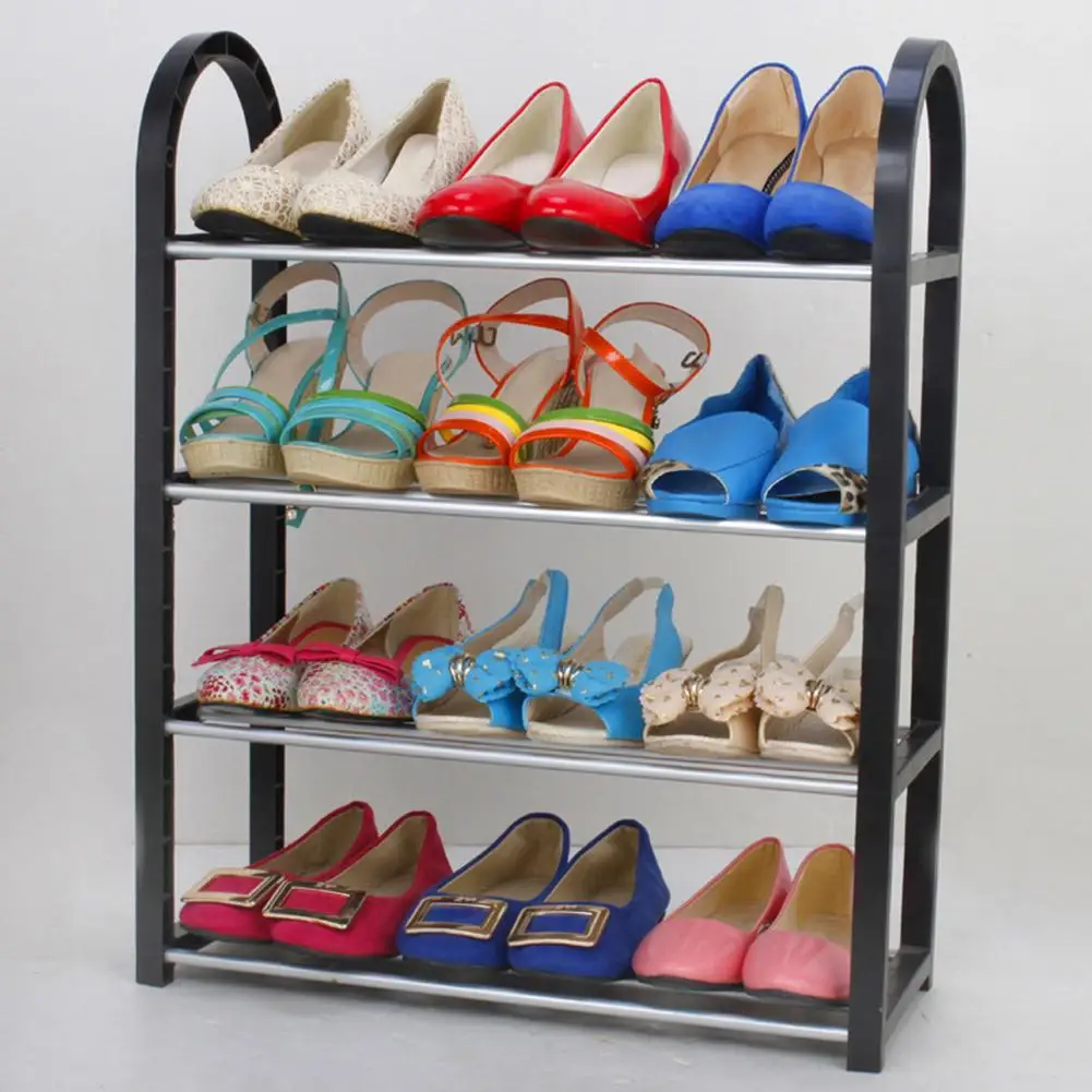 3/4/5 уровневая полка для обуви из нержавеющей стали органайзер держатель труб