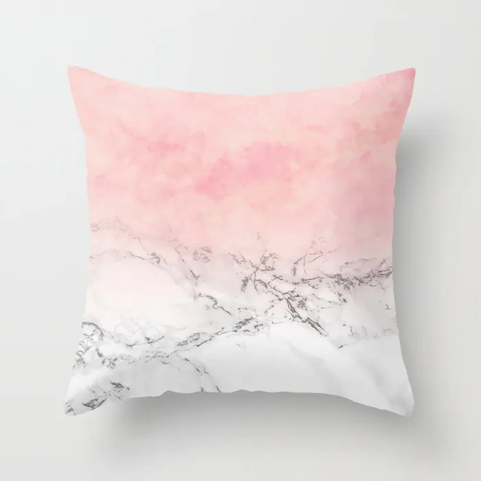 NEW Nordic Geometric Rose Pink Cushion Cases Creative Cute Pillows Case Sofa Bed Seats Cushions Home Decor Cogines Para El Sofa seat cushions Cushions