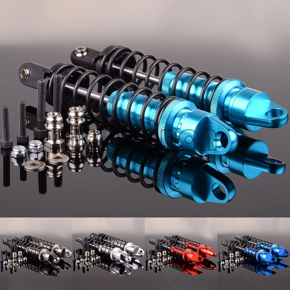 

NEW ENRON 2xAluminum Front /Rear Shock Absorber For RC 1:5 HSP REDCAT 050019 054009 054010