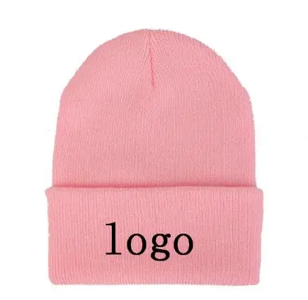 STICKER DAD Gorro De Punto Bordado Con Puños (color