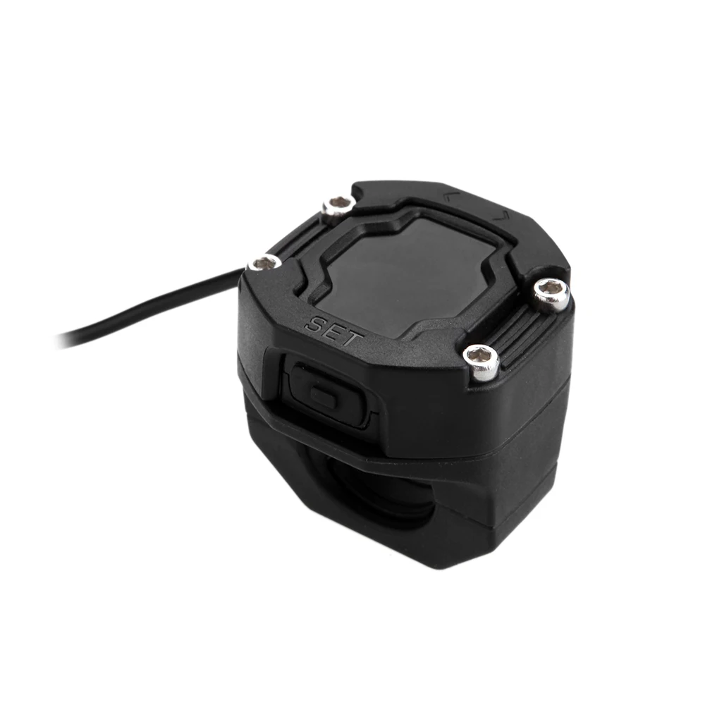 TPMS для мотоциклетных шин Система контроля давления с водонепроницаемым внешним датчиком беспроводной ЖК-дисплей Steelmate DIY ET-900AE