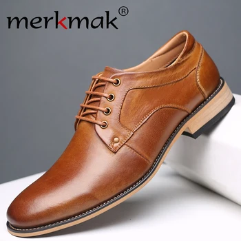 

Men Casual Shoes High Quality Oxfords Men Business Men Flats Plus Size Wedding Party Formal Footware Genuine Leather Dress Shoes
