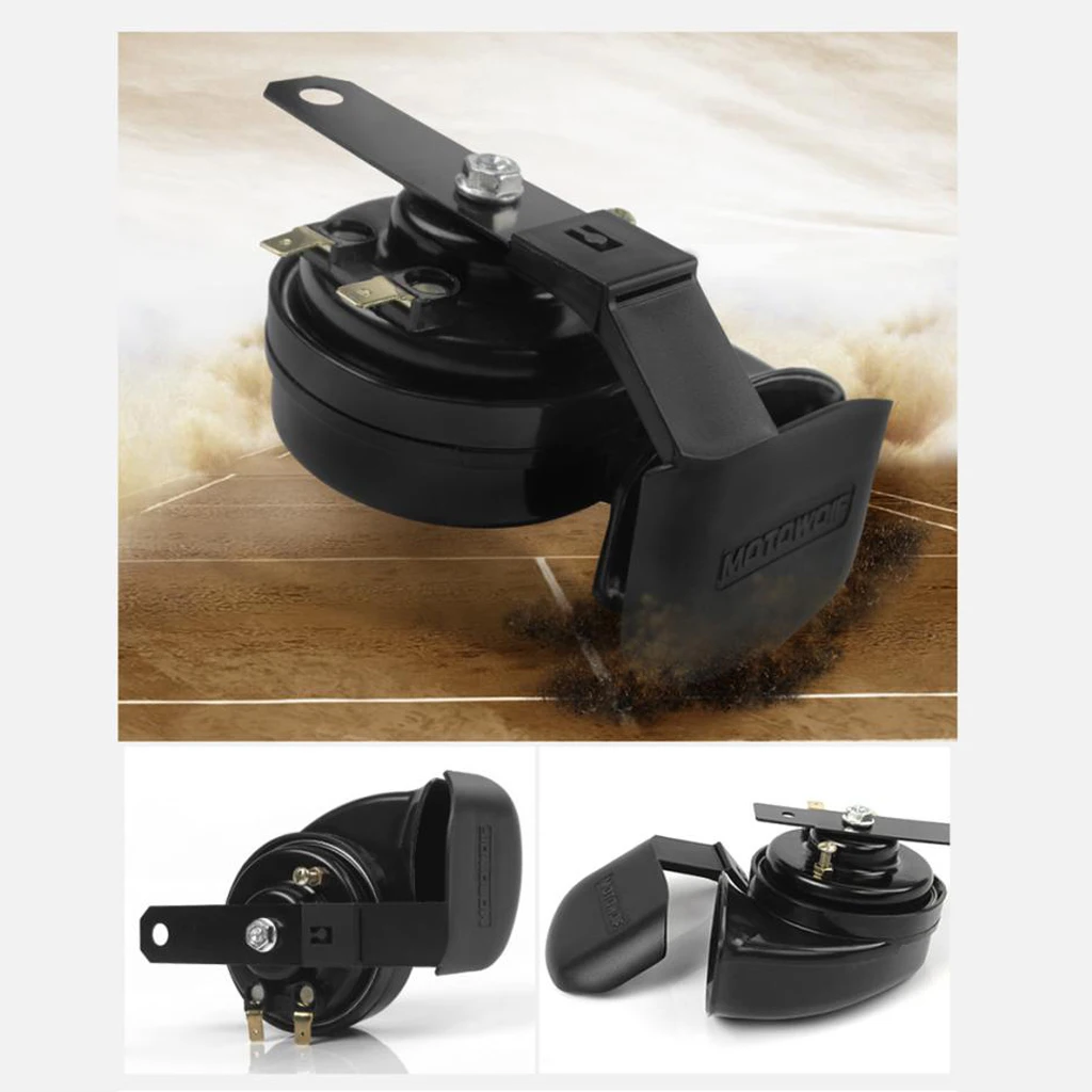 110dB Motorcycle Electric Escalation Snail Air Horn Universal