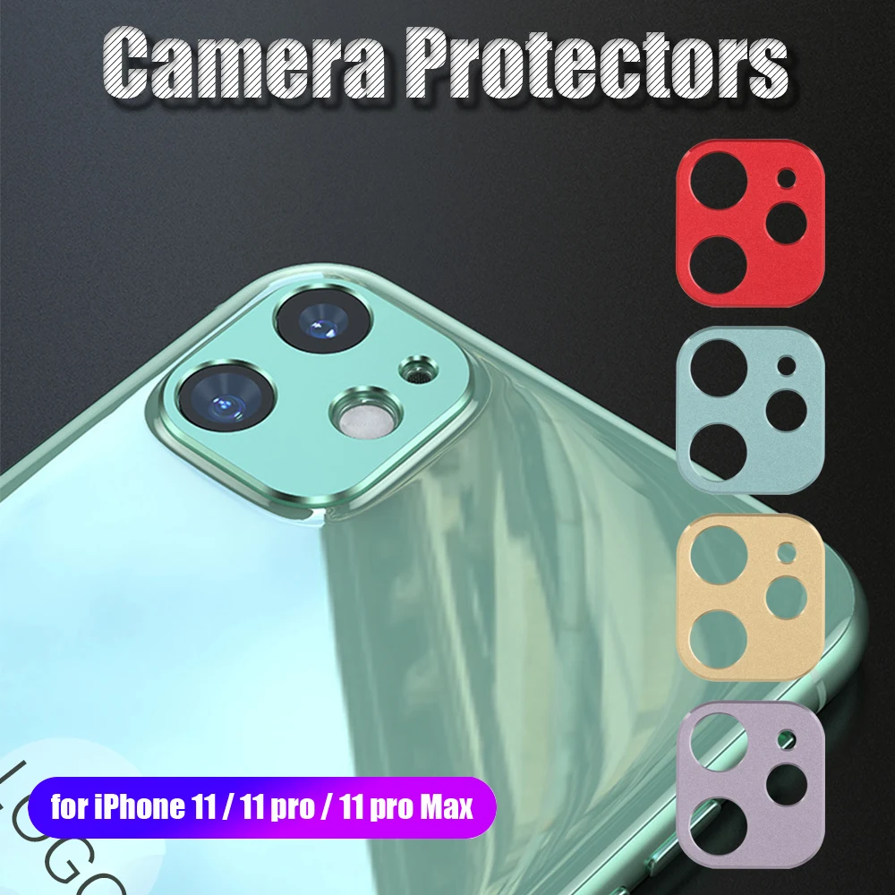Цветное защитное кольцо для объектива камеры из металлического сплава iPhone 11 Pro
