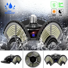

Led Lamp E27 Garage Light 220V Deformable Bulb UFO High Bay Lamp 60W 80W 100W 120W For ​Home Warehouse Waterproof LED Spotlight