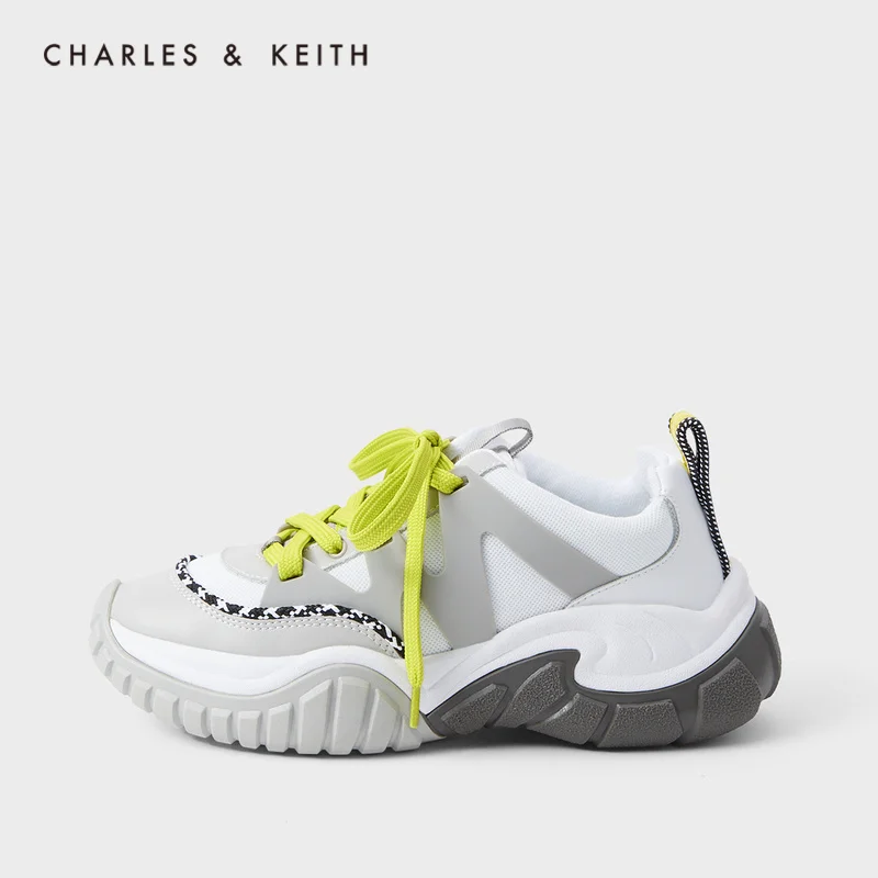 CHARLES＆KEITHНовинка на Лето2020CK1-71700054Женские Кроссовки ремешок Сплошной цвет