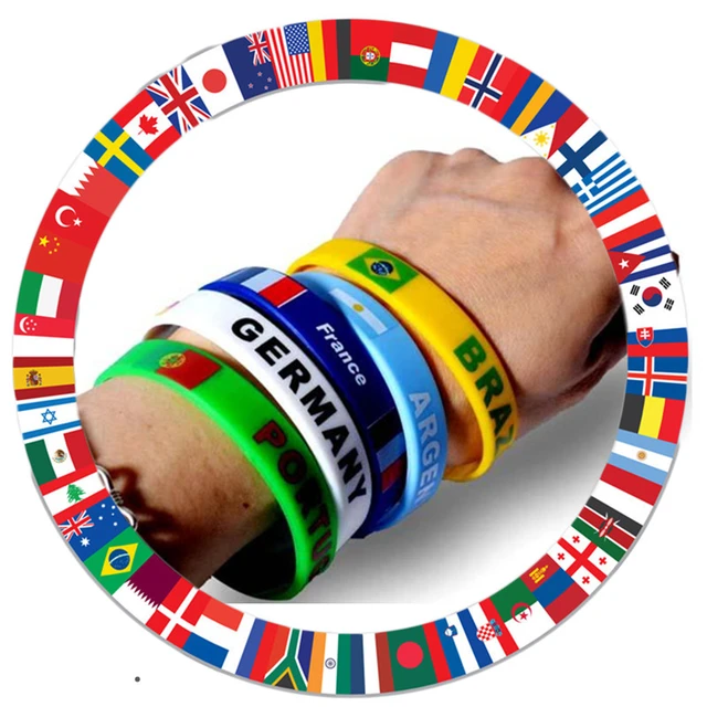 5pcs Australia Flag Men Women Bracelet Motivational Silicone Wristband  Friendship Sports Rubber Bangle Wrist Bands Gifts   AliExpress Mobile