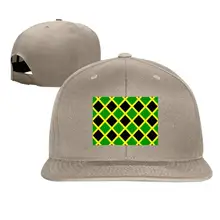 3D алмаз Ямайки флаг Ямайки Модные мужские и женские общие водители грузовика кепки