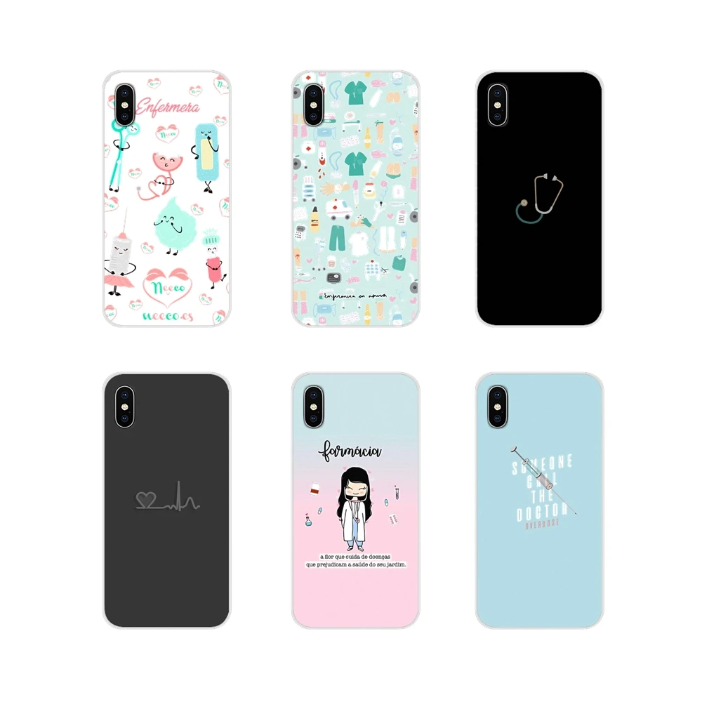 

Nurse Medical Medicine For Xiaomi Mi4 Mi5 Mi5S Mi6 Mi A1 A2 5X 6X 8 9 Lite SE Pro Mi Max Mix 2 3 2S Soft Transparent Case Covers