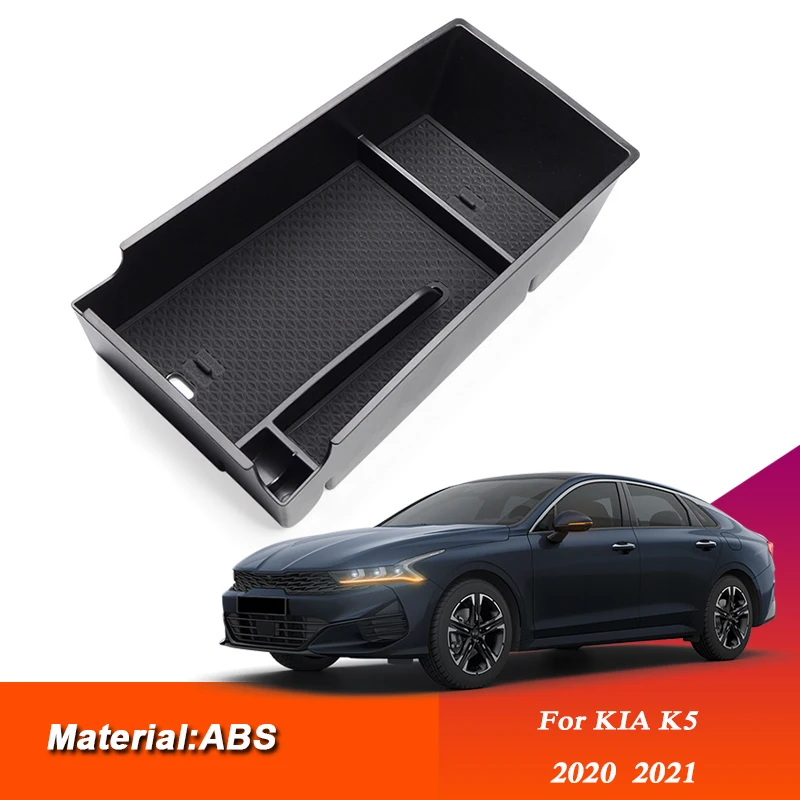 

QCBXYYXH Car Styling For KIA K5 2020 2021 Car Center Console Armrest Storage Box Covers Interior Decoration Accessories