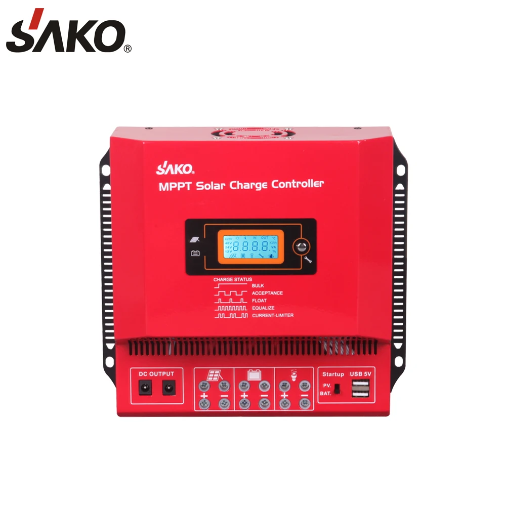 US $313.50 Solar Controller MPPT 12V24V48V 30A 50A 60A 100A Battery Solar Charger For Solar System