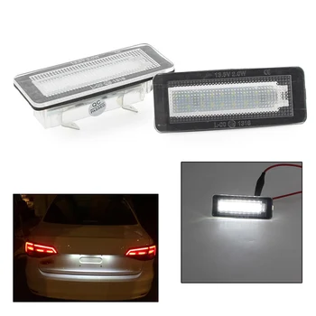 

Car LED Number License Plate Light 2Pcs For Smart Fortwo Coupe Convertible 450 451 W450 W451 2004-2010 2011 2012 2013 2014 2015