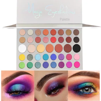 

New 39-color Eyeshadow Palette Waterproof Smudge-proof Easy To Color Multifunctional Shimmer Glitter Matte Eye Shadow.w