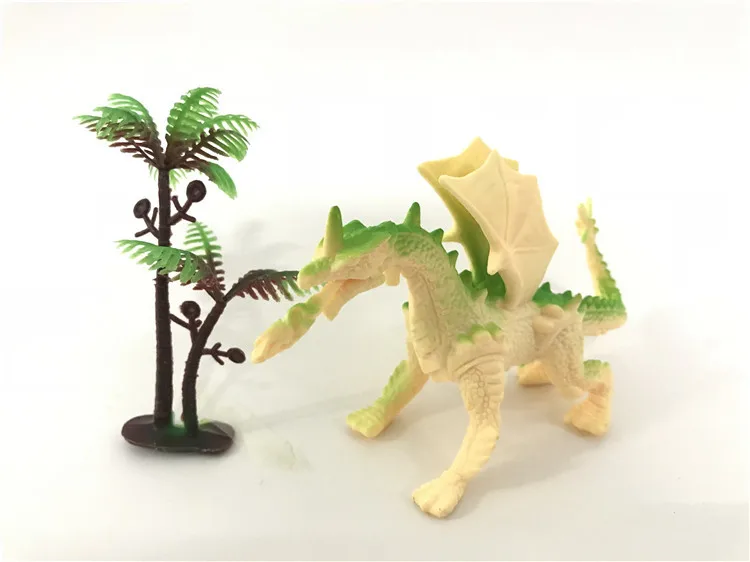 Модель Игрушечная модель динозавра набор T-Rex Стегозавр Трицератопс спинозавр экологически чистый пвх материал