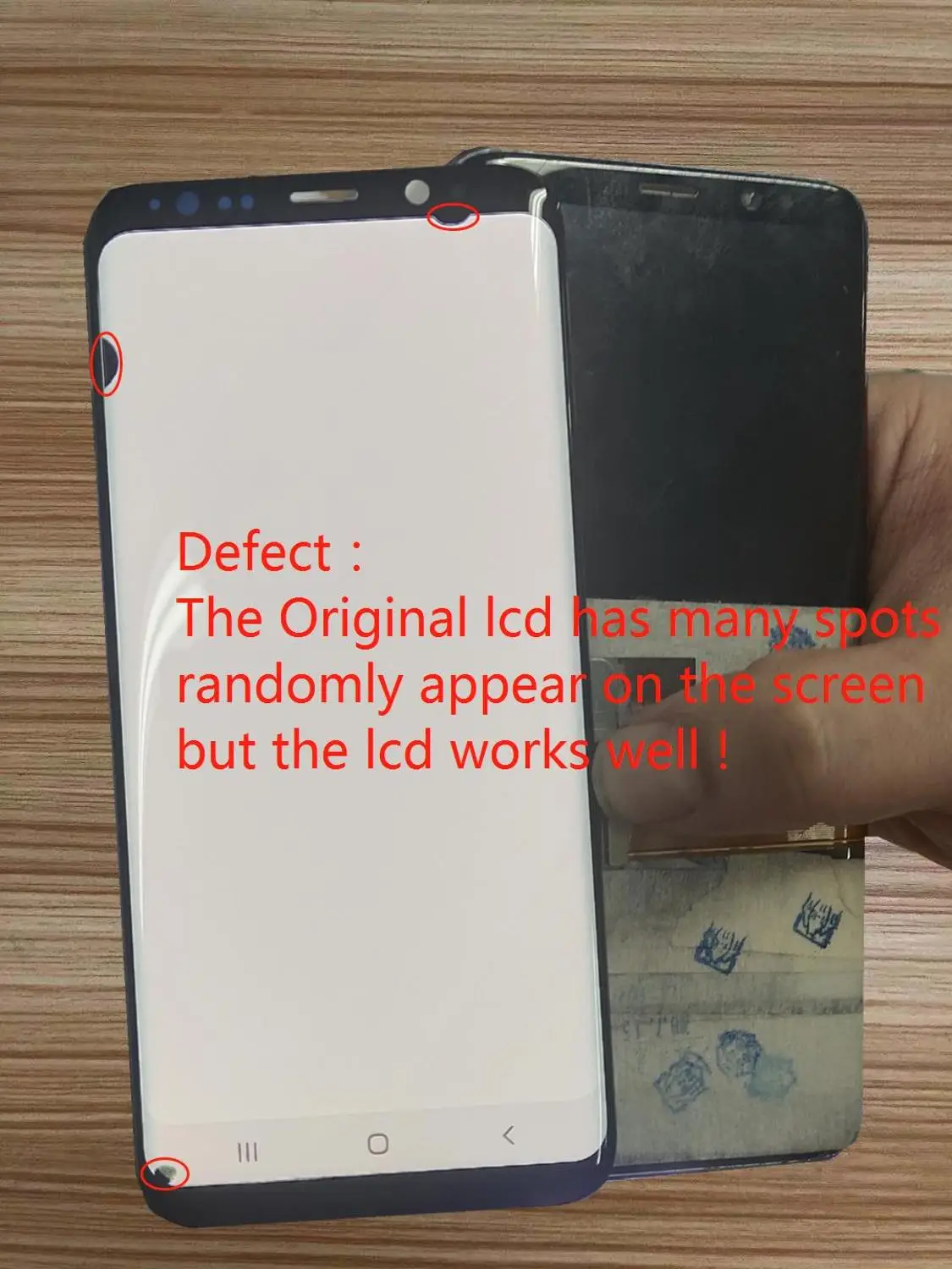 

With Many points AMOLED LCD For Samsung Galaxy S8 S8+ G950A G950U G950F S8 Plus G955 G955F LCD Display + Touch Screen Digitizer