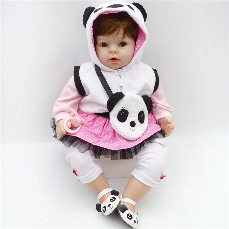 50 см Силиконовые Reborn Baby Doll принцесса девочка Playmate очаровательные куклы мягкая игрушка для Bebes кукла подарок на день рождения