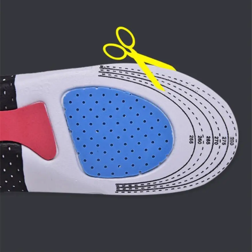 Амортизационные Semelle interieure силиконовые обувные стельки свободного размера для мужчин и женщин ортопедическая стелька-ступинатор спортивные стельки мягкая стелька