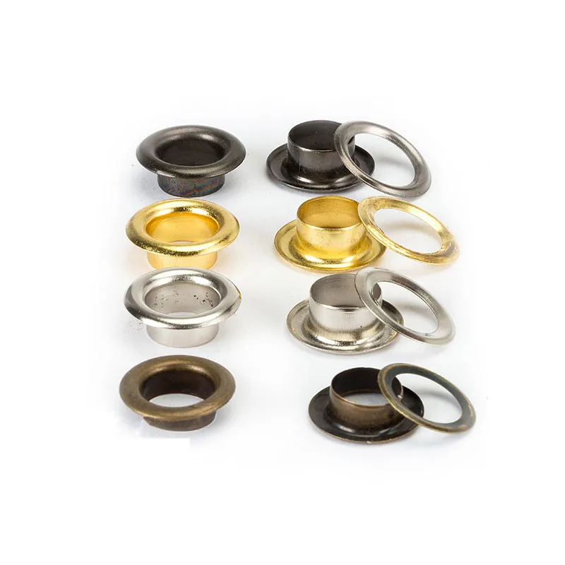 50Pcs+1set tools 3.5-10mm Metal Eyelets with Grommet for Leathercraft Shoe Belt DIY Scrapbooking Cap Bag Tag Clothes Accessories eyelet grommet ring eyelet grommet ring kit grommet eyelet kit