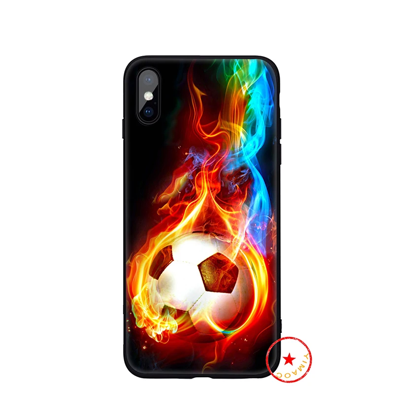 Футбольный Мягкий силиконовый чехол для телефона для iPhone 11 Pro Xs Max X или 10 8 7 6 6S Plus 5 5S SE Xr 6 Plus 7Plus 8 Plus - Цвет: 16