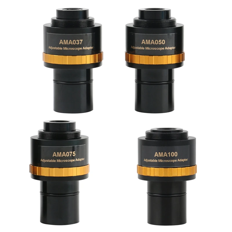 Adaptateur C-Mount 1X Pour Microscope - Diamètre 23.2mm - Connexion Caméra CCD - Métal