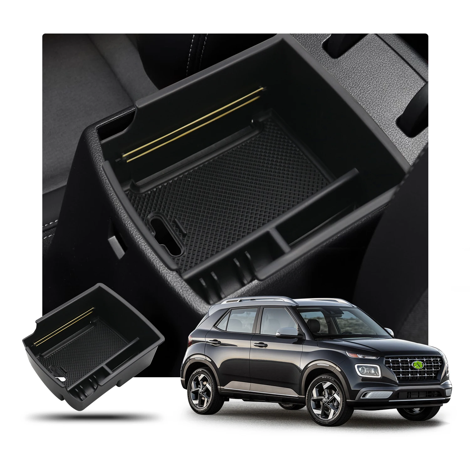 

Автомобильный внутренний контейнер для центрального управления Hyundai 2020 2021 2022