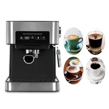 ITOP полуавтоматическая Бытовая 20 бар эспрессо кофеварка машина из нержавеющей стали Итальянская Кофеварка 850 Вт