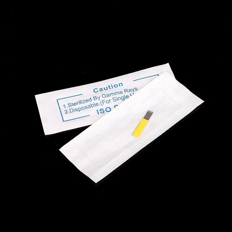 15Pin eyebrow tattoo needle Thin dual row Tattoo Needle Blade Eyebrow
