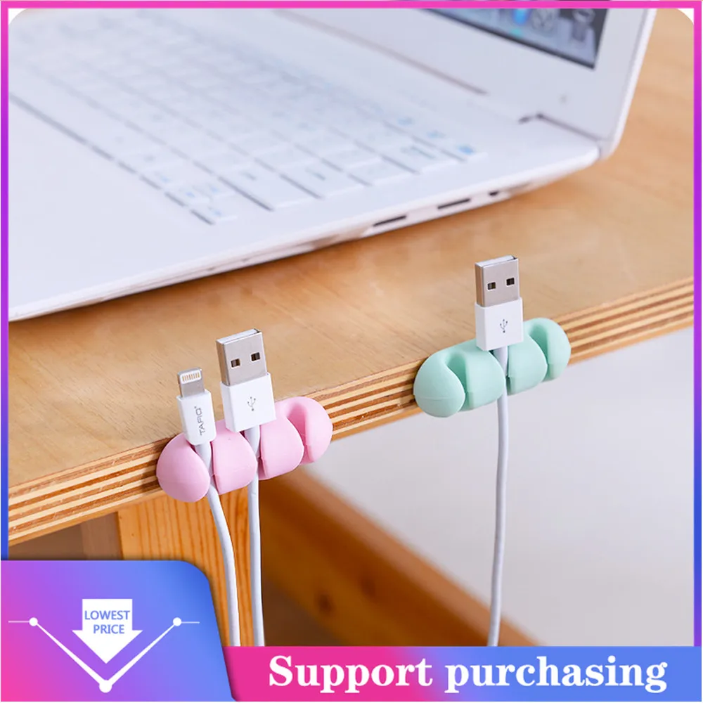ISHOWTIENDA2 Pcs Кабельный сматыватель проводная гарнитура для наушников обертка