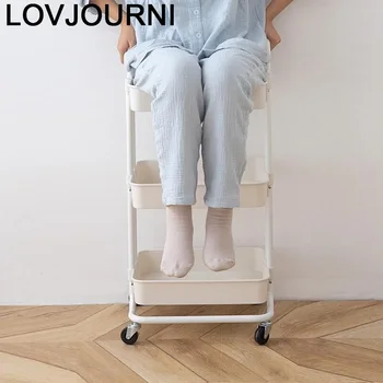 

Rack Estanteria Y Paper Towel Mensole Repisas Sponge Holder Organization Estantes Trolleys with Wheels Kitchen Storage Shelves