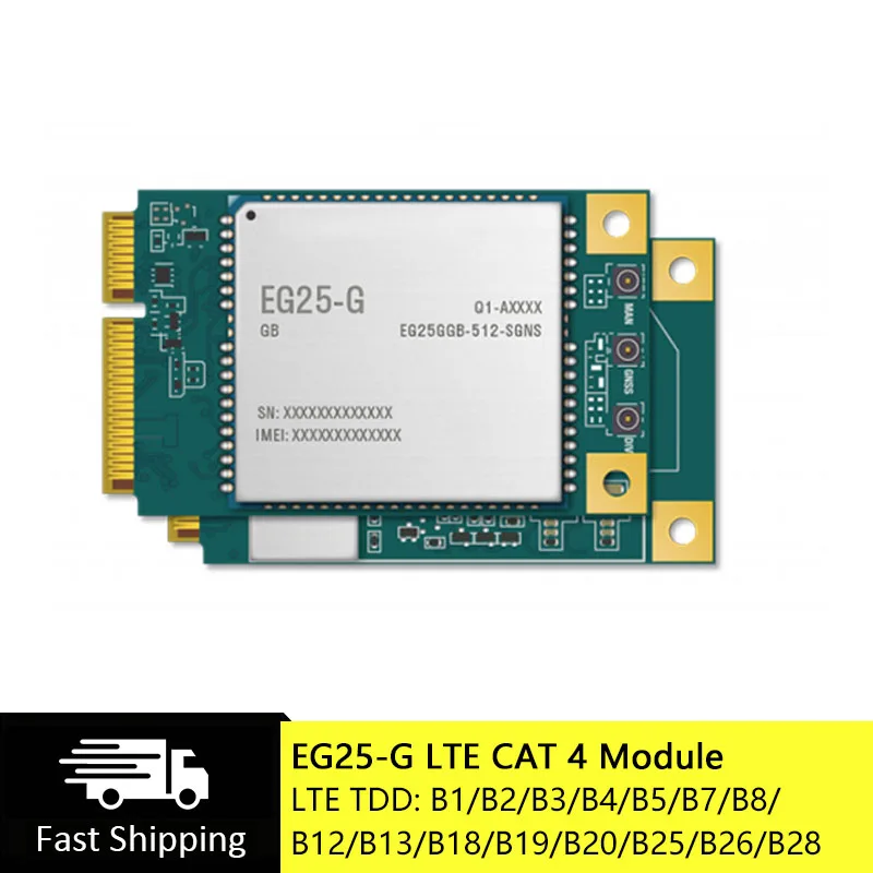 

EG25-G Mini Pcie LTE Cat4, модуль EG25 серии 4G, беспроводные модули, глобальная сеть EG25G для системы слежения IOT