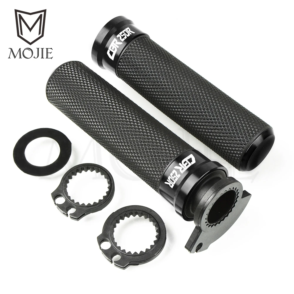 Black Для Honda CBR250R CBR 250R 250 R CBR250 R 2011- 7/" 22 мм мотоцикл рукоятка ручки скутер крышке - Цвет: Black