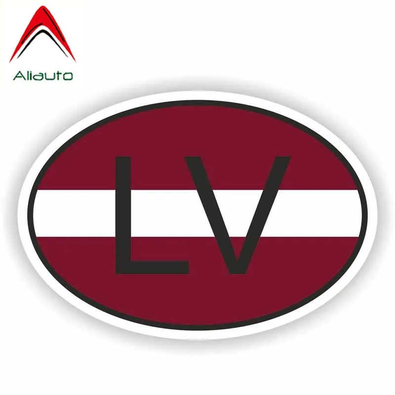 Aliauto Automobile Motorcycle Latvia Flag Decal Country Code Car Sticker Styling for Honda Civic Mitsubishi Vinyl 12cm*8cm | Автомобили и