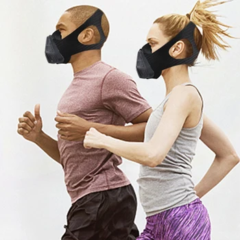 

Oxygen Control Fitness Air Flow Waterproof Silicone Biking Elevation Effects Sports Mask Simulated Workout High Altitude 6 Level