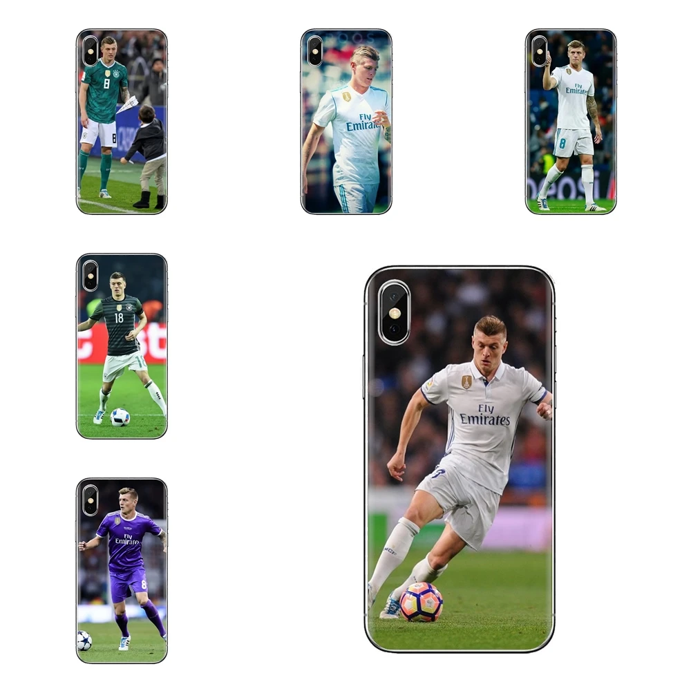 Transparent Soft Shell Covers For Samsung Galaxy A3 A5 A7 A9 A8 Star A6 Plus 2018 2015 2016 2017 Toni Kroos |