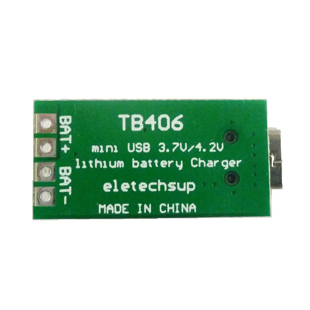 2x Mini USB Li модуль зарядного устройства литиевой батареи TP4057 DC 5V to 4 2 V Step down buck Board для