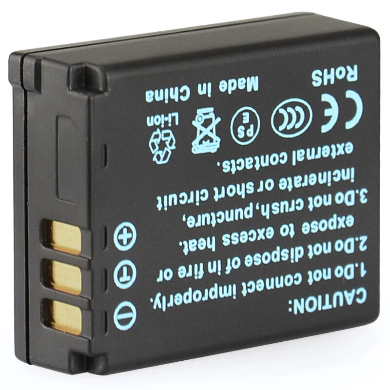 4 шт. 1500 мАч 3,7 V CGA-S007E S007E DMW-BCD10 DSTE батарея камеры DSLR для цифрового фотоаппарата Panasonic DMC-TZ1 DMC-TZ1EB-S DMC-TZ1EG-K DMC-TZ1-A - Цвет: 4Battery Only