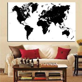 

DIY Diamond Painting Black and White World Map 5D Diamond Embroidery Cross Stitch Mosaic of Rhinestones Art Home decoration G73