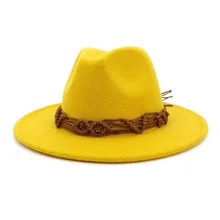 HanXi Женская шерстяная фетровая модная фетровая шляпа с плоским козырьком