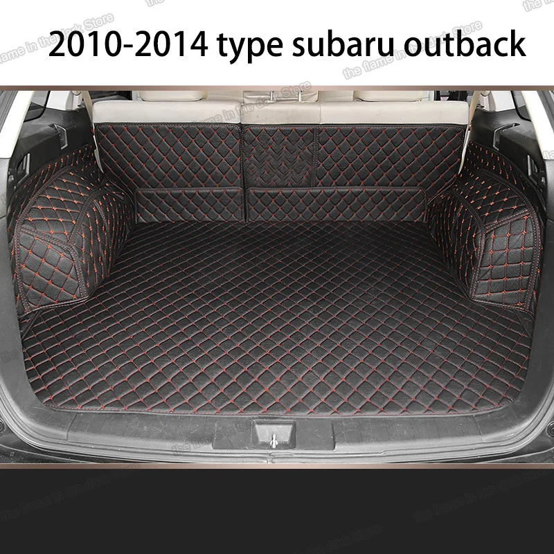 Lsrtw2017 кожаный коврик для багажника автомобиля Коврики Subaru Outback 2009 2010 2011 2012 2013 2014