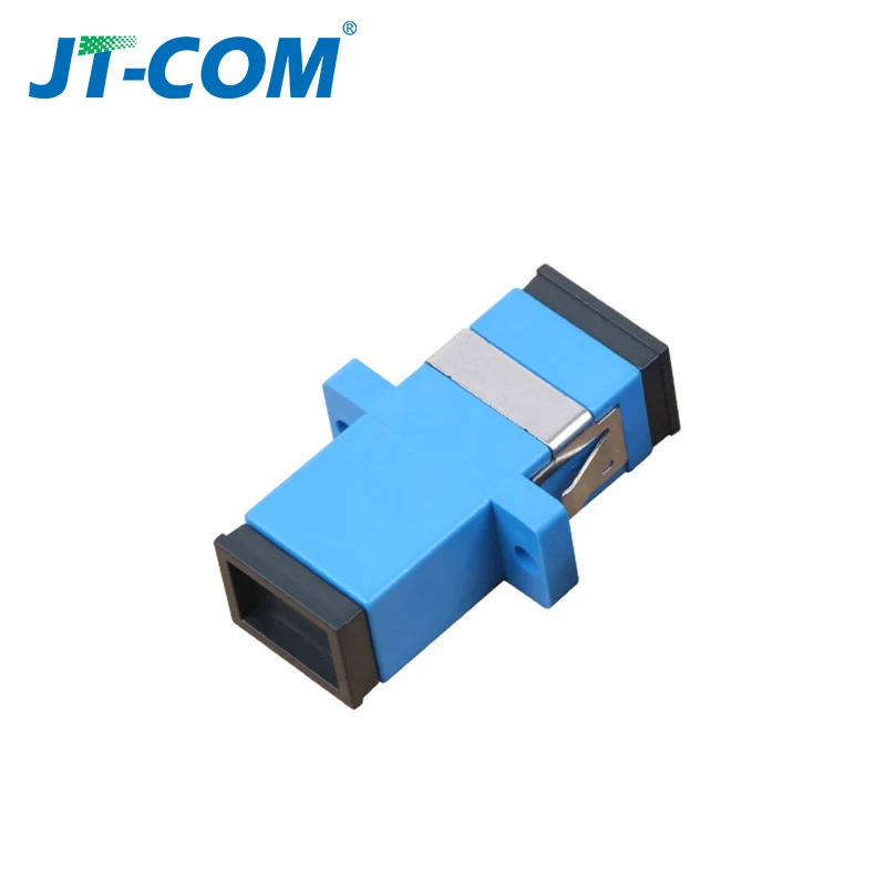 50PCS/lot Metal SC Fiber Optic Adapter metal Simplex Singlemode SM SC UPC connector SC APC multimode MM fiber Coupler
